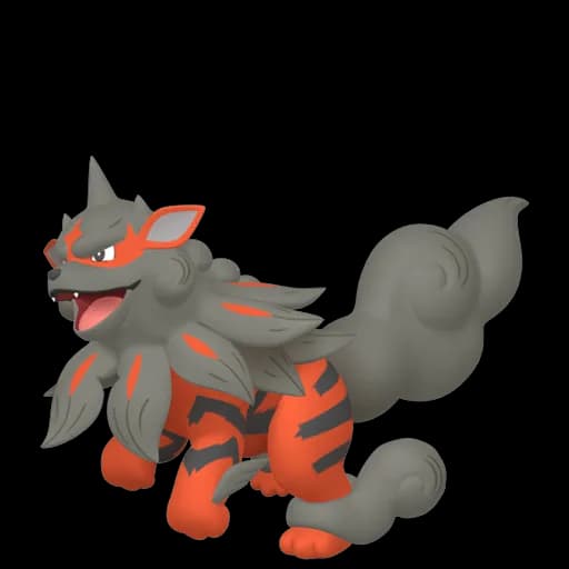Arcanine Hisui Pokemon team builder artwork