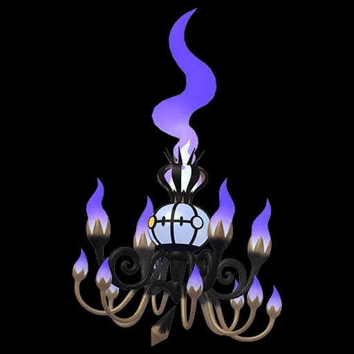 Chandelure Mega Pokemon team builder artwork