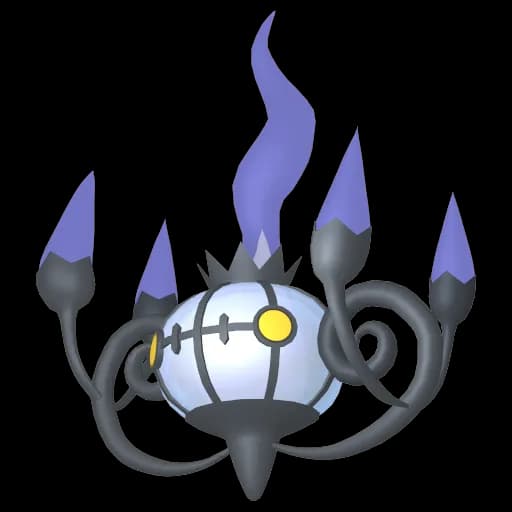 Chandelure Pokemon team builder artwork