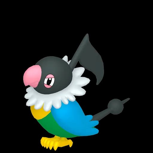 Chatot Pokemon team builder artwork