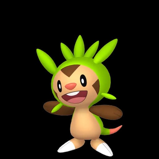 Chespin Pokemon team builder artwork
