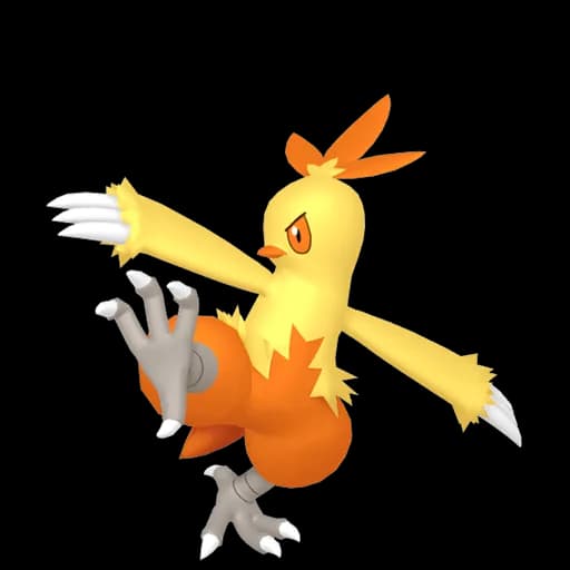 Combusken Pokemon team builder artwork