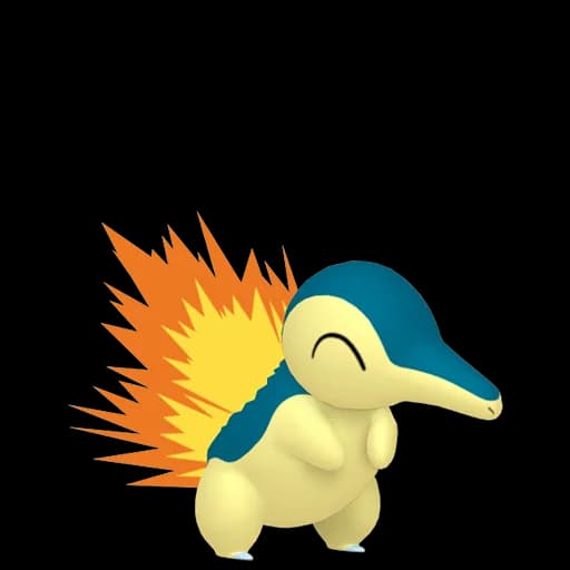 Cyndaquil Pokemon team builder artwork
