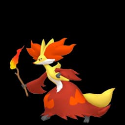 Delphox Pokemon team builder artwork
