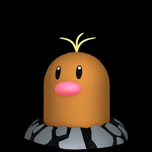 Diglett Alola Pokemon team builder artwork