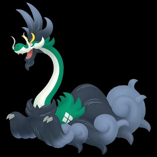 Drampa Mega Pokemon team builder artwork