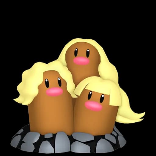 Dugtrio Alola Pokemon team builder artwork