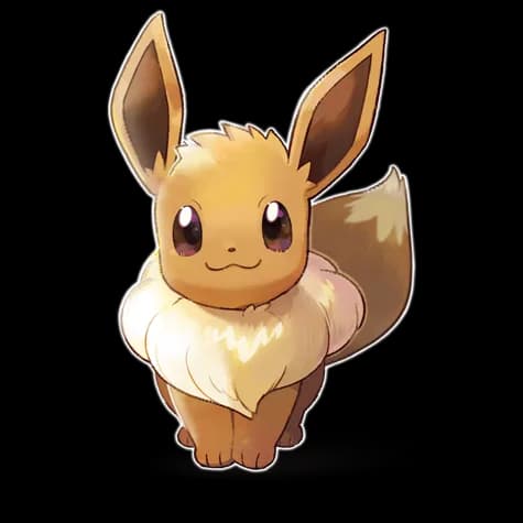 Eevee Starter Pokemon team builder artwork