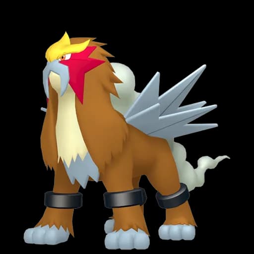 Entei Pokemon team builder artwork