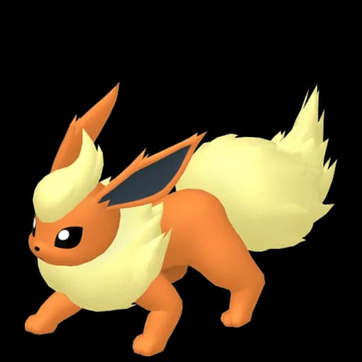 Flareon Pokemon team builder artwork