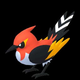 Fletchinder Pokemon team builder artwork