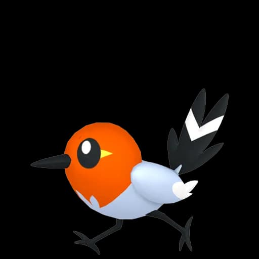 Fletchling Pokemon team builder artwork