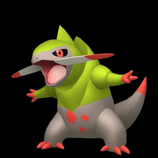 Fraxure Pokemon team builder artwork