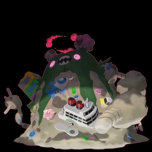 Garbodor Gmax Pokemon team builder artwork