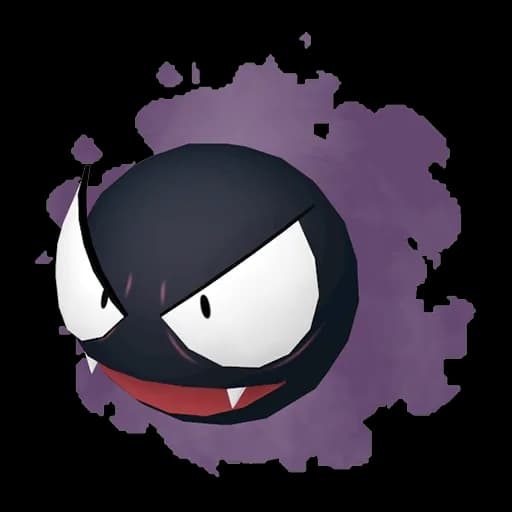 Gastly Pokemon team builder artwork
