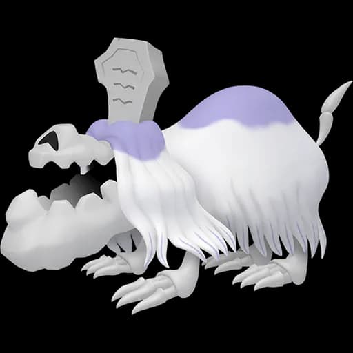Houndstone Pokemon team builder artwork