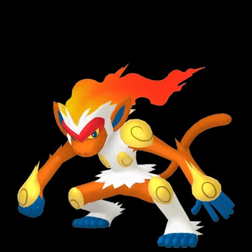 Infernape Pokemon team builder artwork