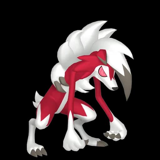 Lycanroc Midnight Pokemon team builder artwork