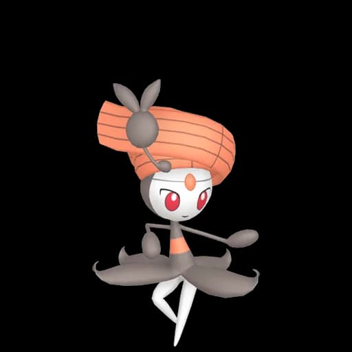 Meloetta Pirouette Pokemon team builder artwork