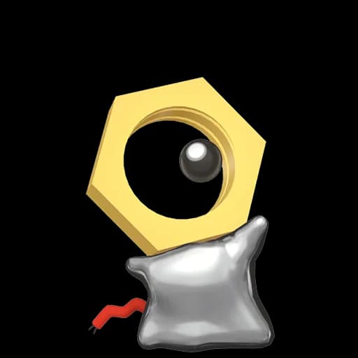 Meltan Pokemon team builder artwork