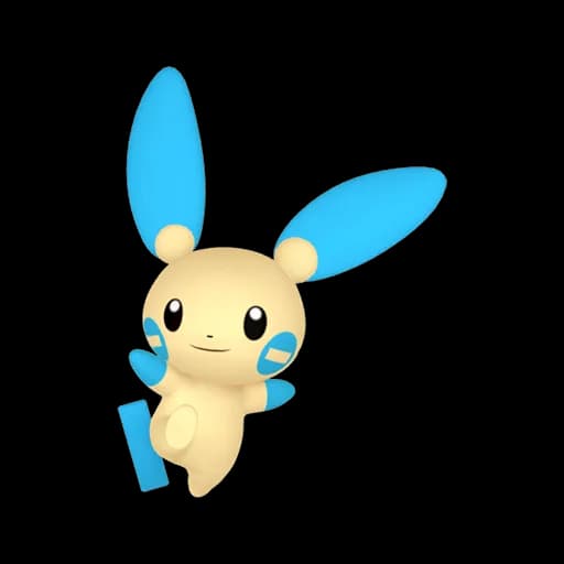 Minun Pokemon team builder artwork