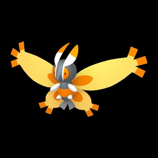 Mothim Pokemon team builder artwork