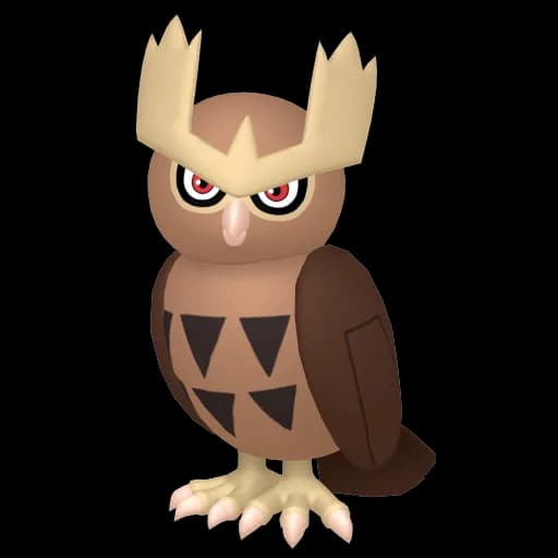Noctowl Pokemon team builder artwork
