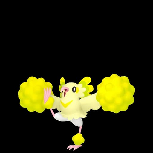 Oricorio Pom Pom Pokemon team builder artwork