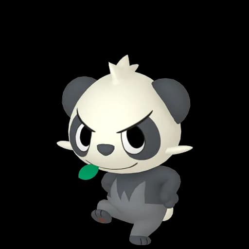 Pancham Pokemon team builder artwork
