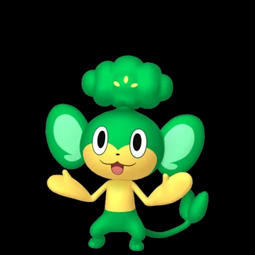 Pansage Pokemon team builder artwork