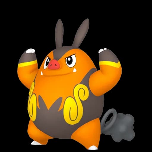 Pignite Pokemon team builder artwork