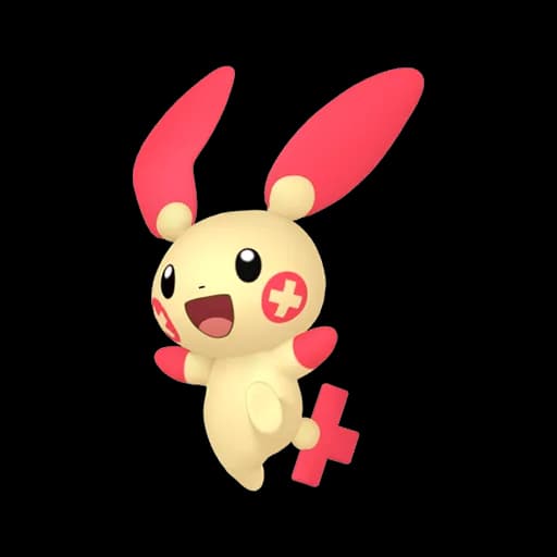 Plusle Pokemon team builder artwork