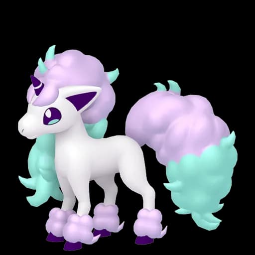 Ponyta Galar Pokemon team builder artwork