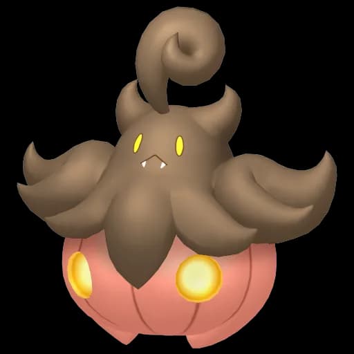 Pumpkaboo Super Pokemon team builder artwork