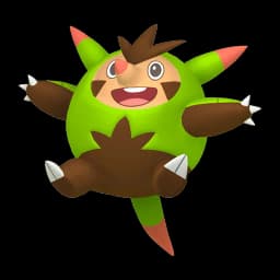 Quilladin Pokemon team builder artwork