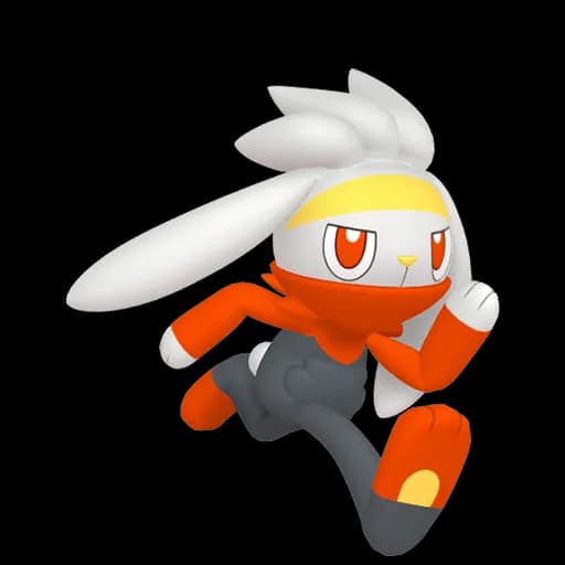 Raboot Pokemon team builder artwork