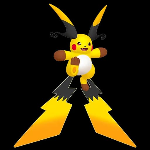 Raichu Mega X Pokemon team builder artwork