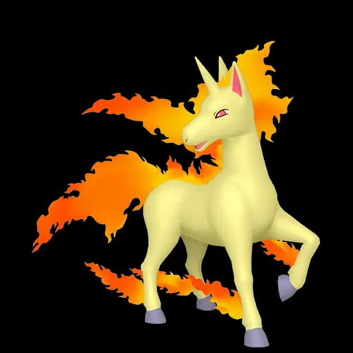 Rapidash Pokemon team builder artwork