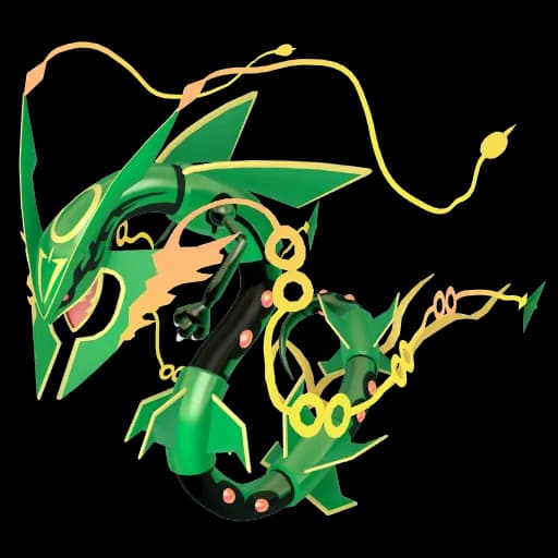 Rayquaza Mega Pokemon team builder artwork