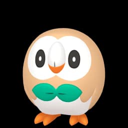 Rowlet Pokemon team builder artwork