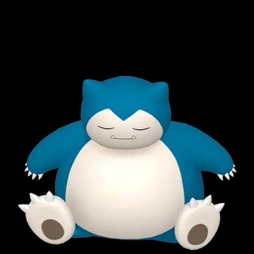 Snorlax Pokemon team builder artwork