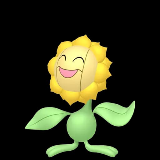 Sunflora Pokemon team builder artwork