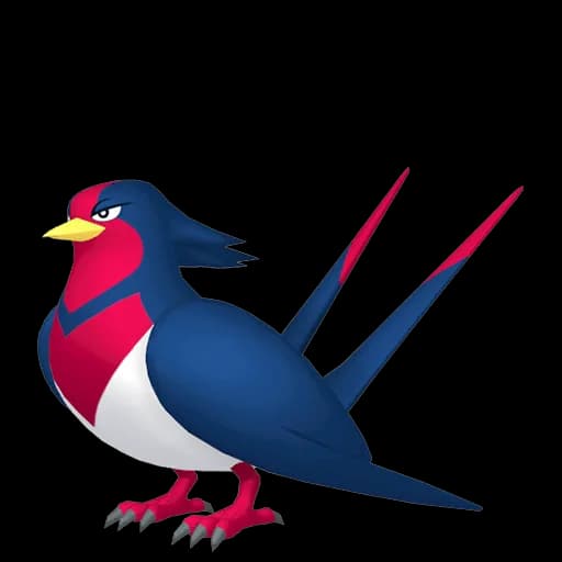 Swellow Pokemon team builder artwork