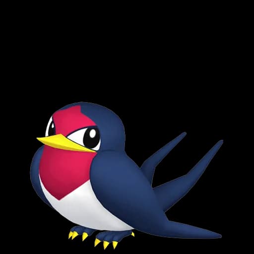 Taillow Pokemon team builder artwork
