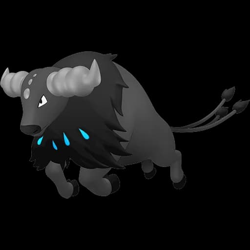 Tauros Paldea Aqua Breed Pokemon team builder artwork