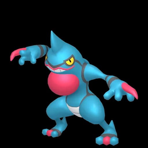 Toxicroak Pokemon team builder artwork