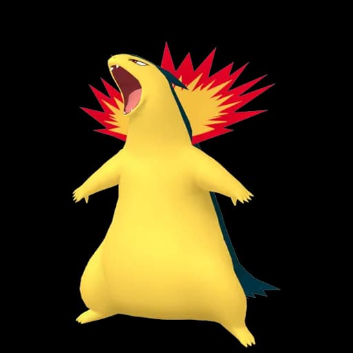 Typhlosion Pokemon team builder artwork