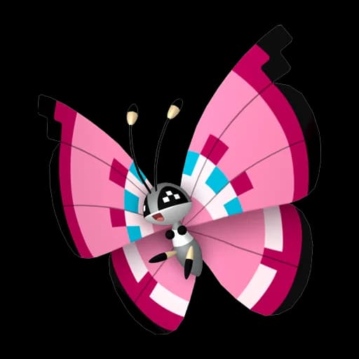 Vivillon Pokemon team builder artwork