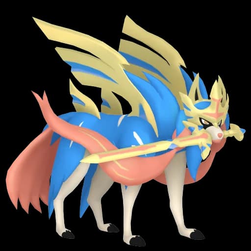 Zacian Crowned Pokemon team builder artwork