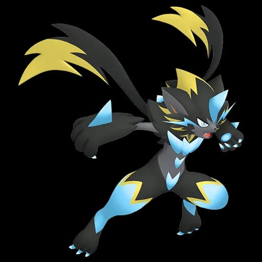 Zeraora Mega Pokemon team builder artwork